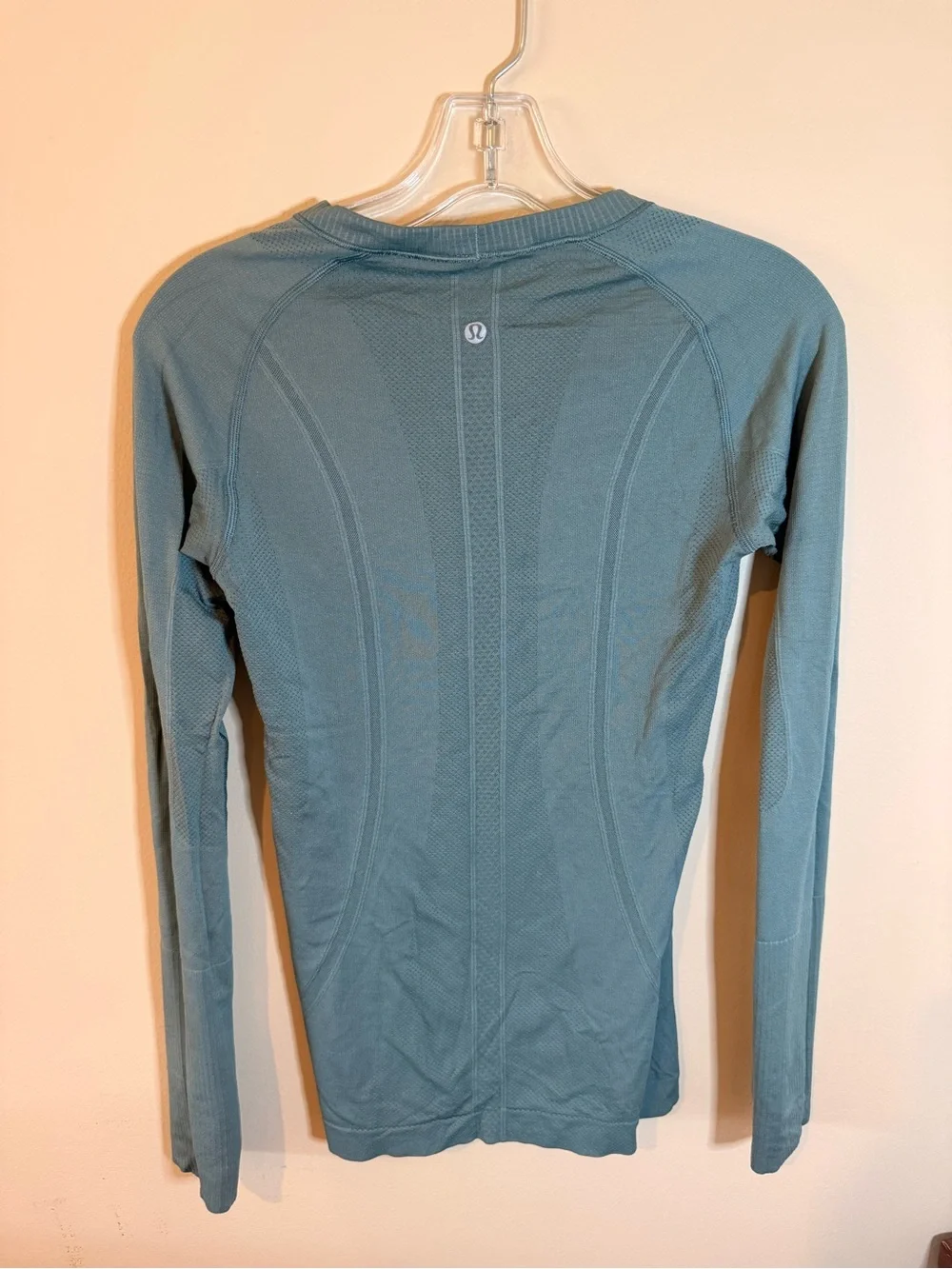 lululemon long sleeve crew top teal